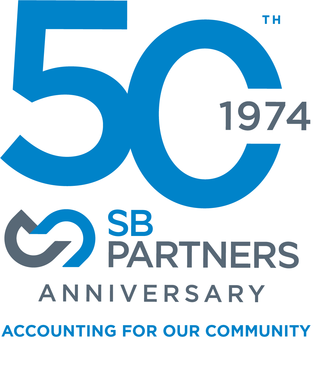 Diamond Sponsor SB Partners 50th Anniversary logo